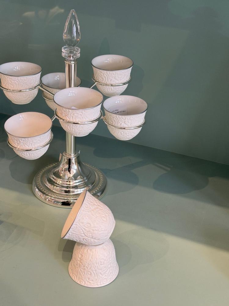 طقم فناجين قهوة بورسلان